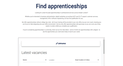 Desktop Screenshot of findapprenticeships.com