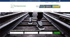 Desktop Screenshot of findapprenticeships.co.uk